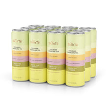 Load image into Gallery viewer, SkinTē White Tea Ginger 12-pack Collagen Sparkling Tea